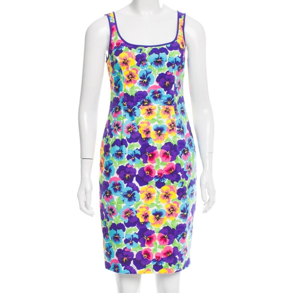 VERSACE Floral Print Summer Dress - Size S/US4